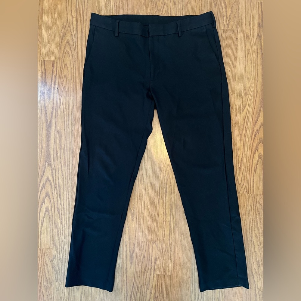 IZOD Men’s Black Dress Work Pants Size 34X32 Slim